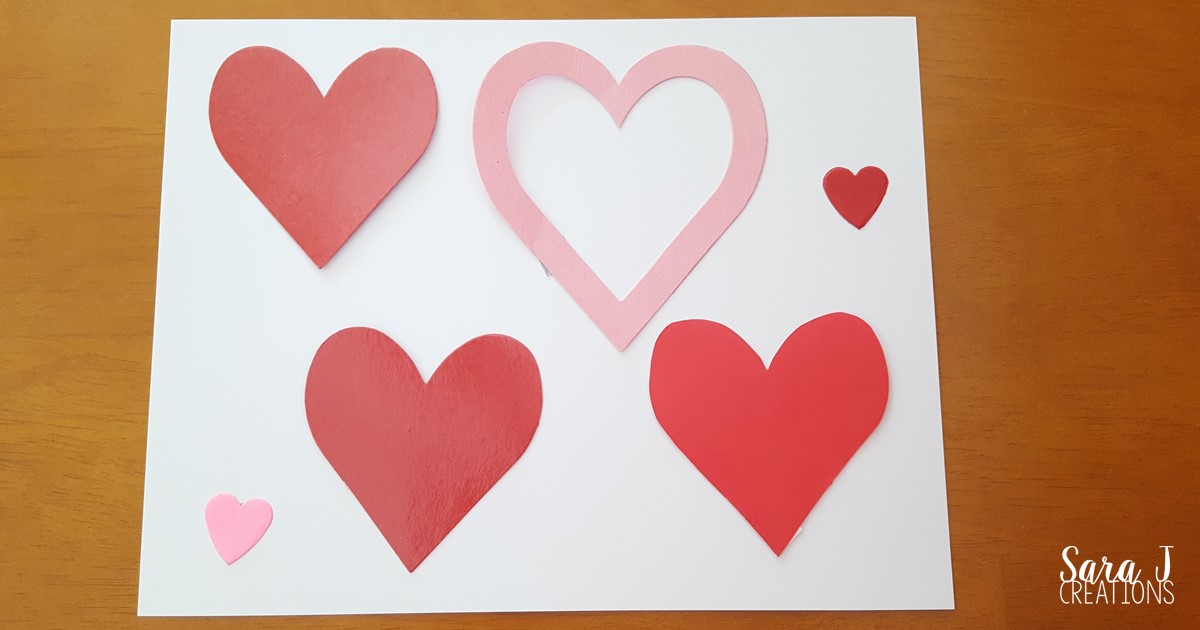 This is an idea for a Valentine's Day heart craft for kids that is so easy yet so so cute and colorful.  