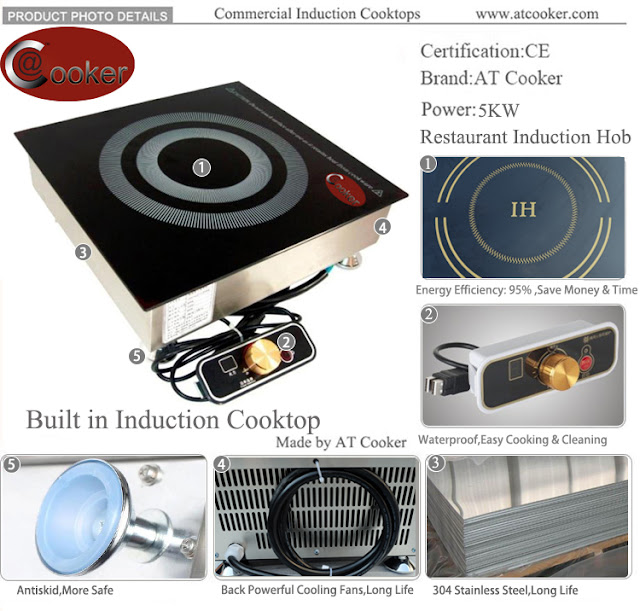 AT Cooker, a professonial manufacturer of commercial induction cooktops