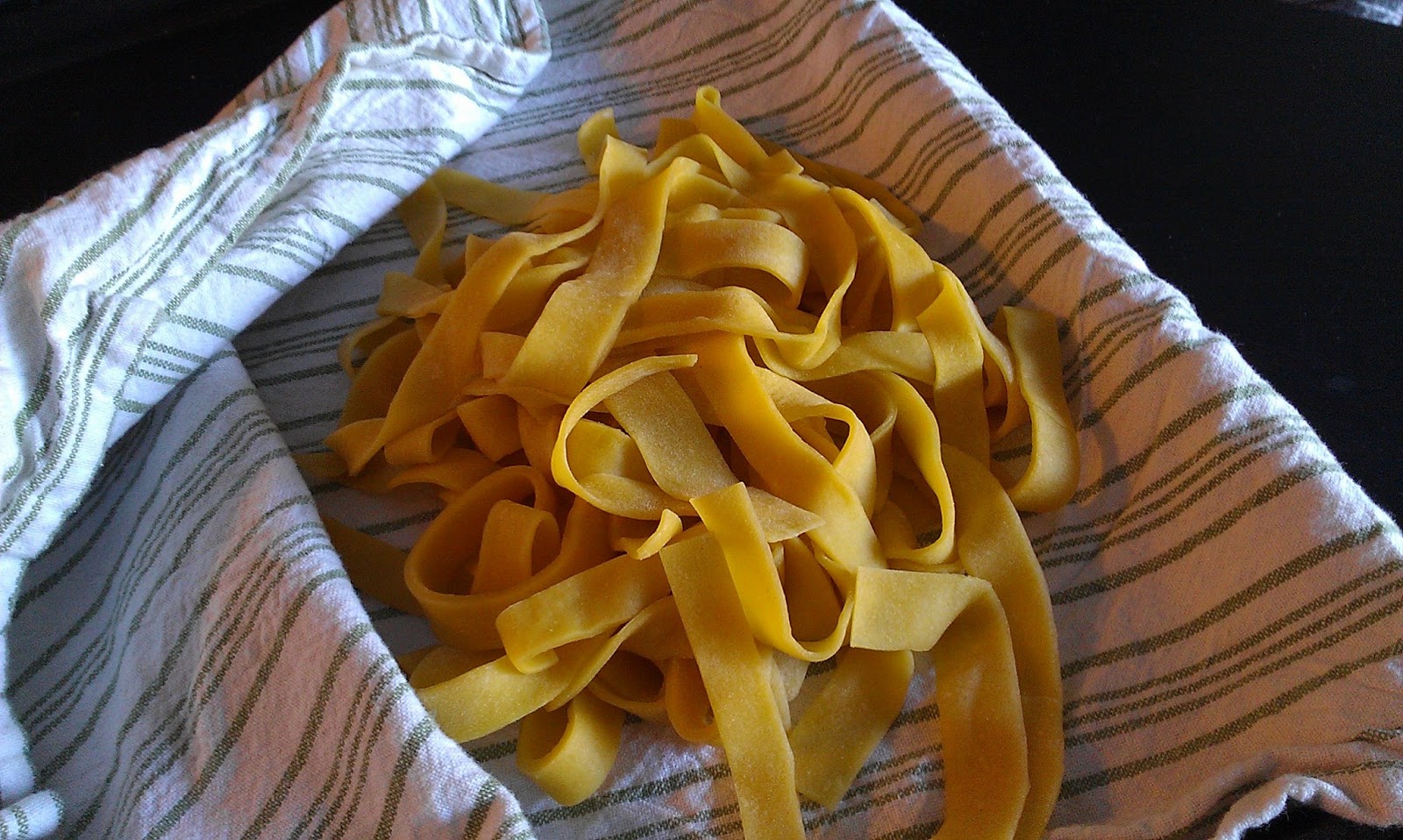 Forever Feast Homemade Pappardelle (without Pasta Machine) with Sage