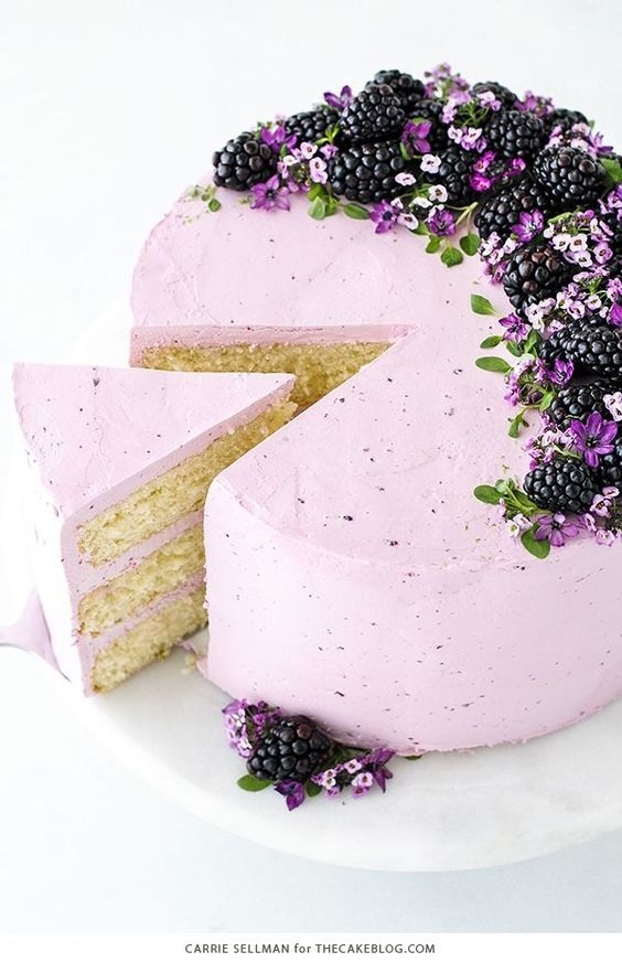 Blackberry Lime Cake