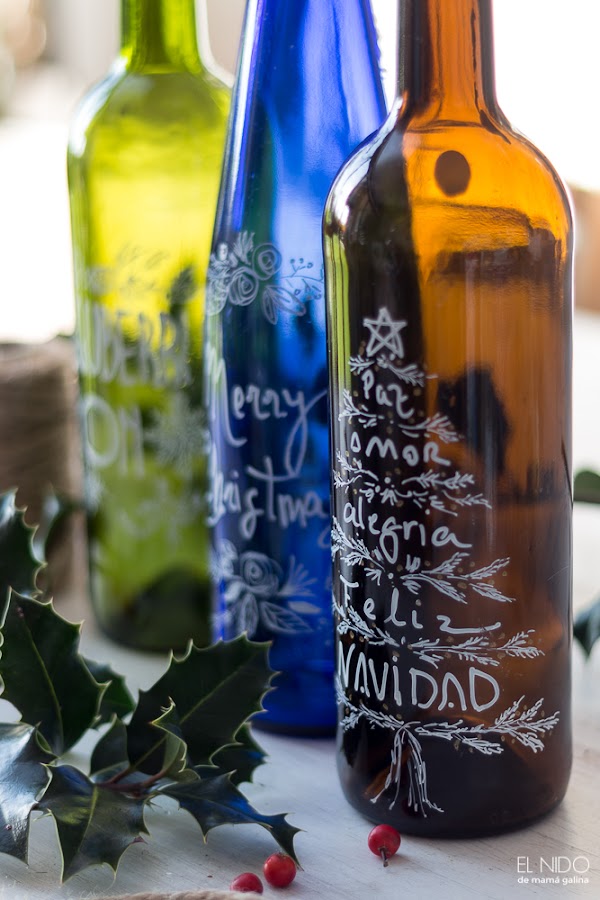 Christmas bottles 