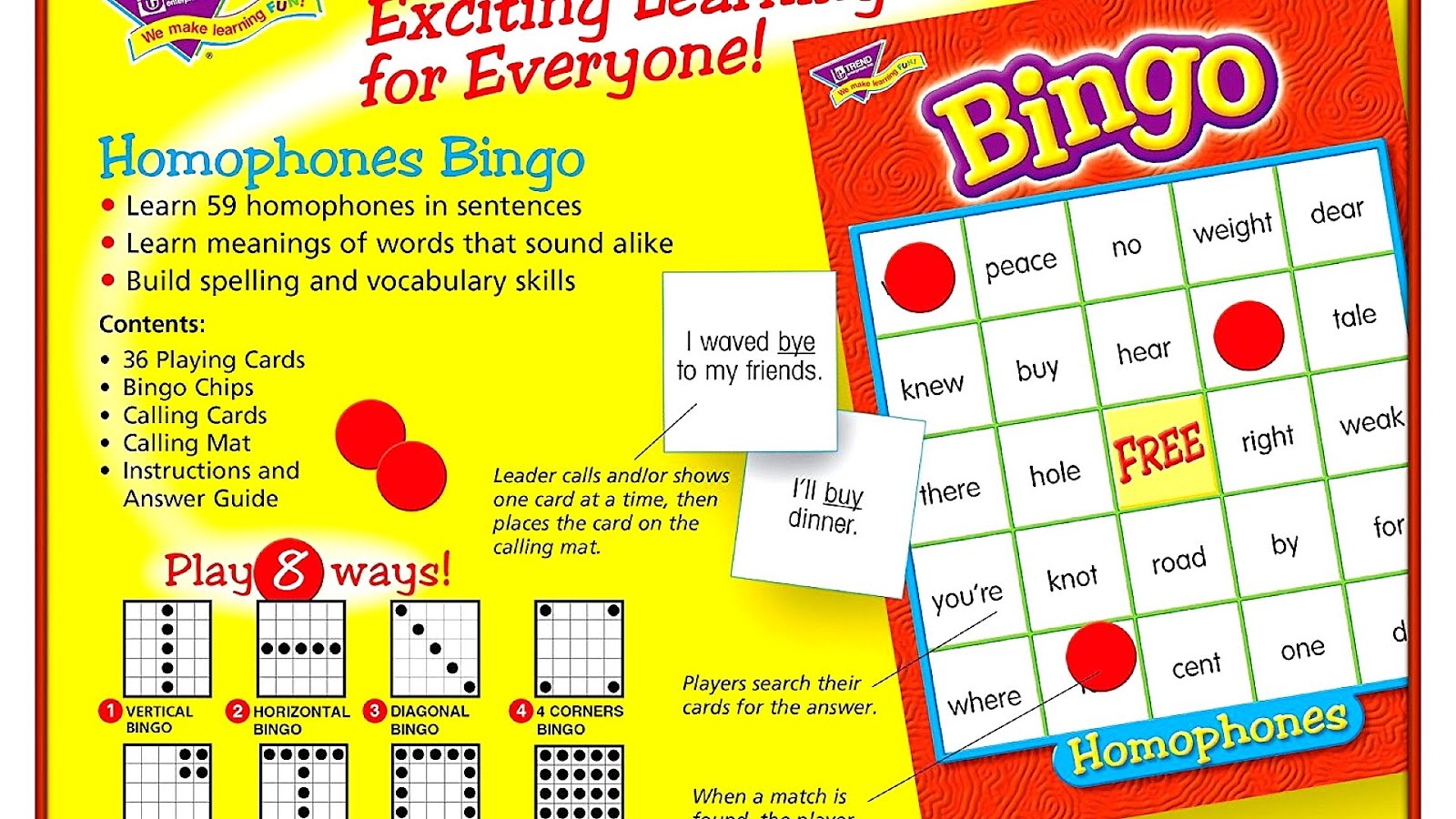 Homophones Learning Games For Kids Learning Choices