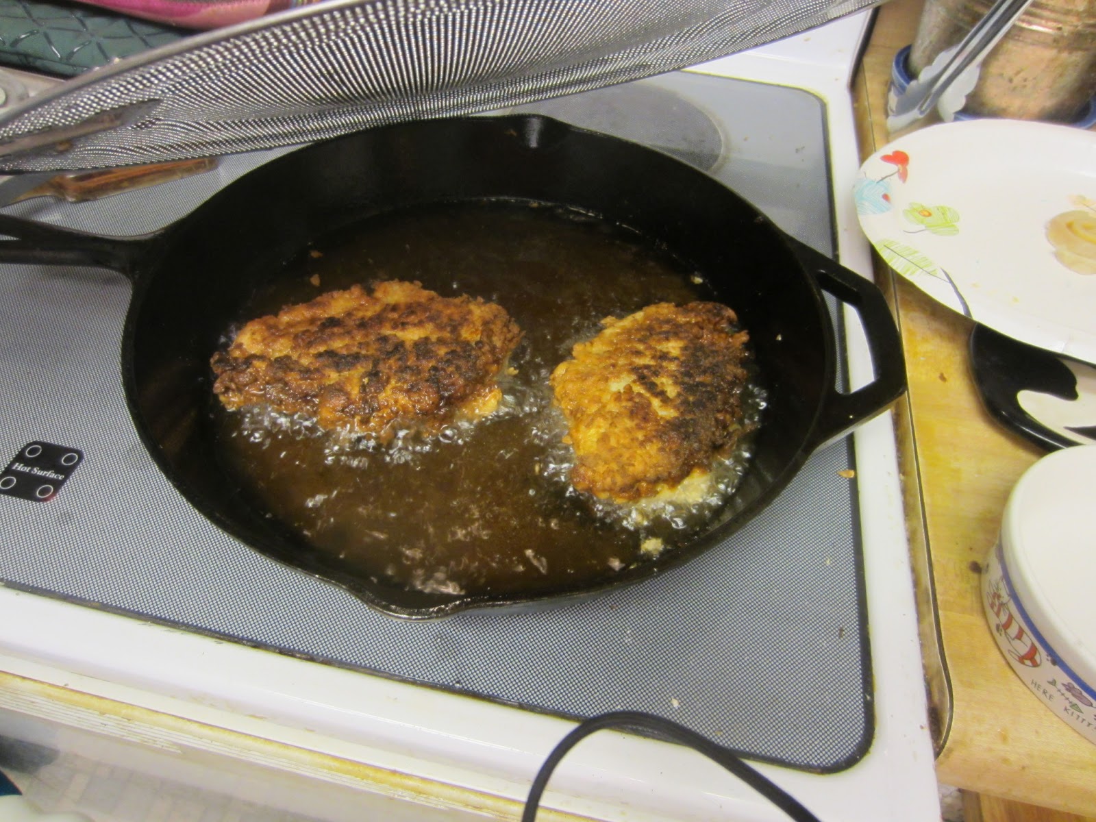 Sunday, dinner for two Shallow Fried Chicken
