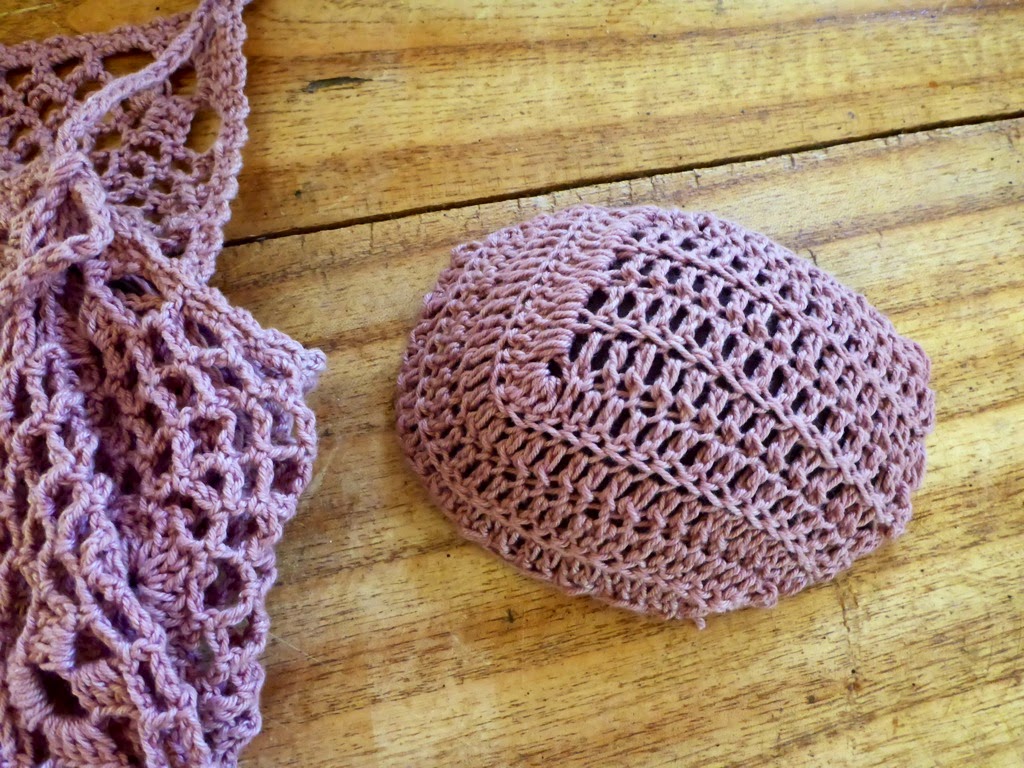 Crocheted Bra with Inserts/Pads