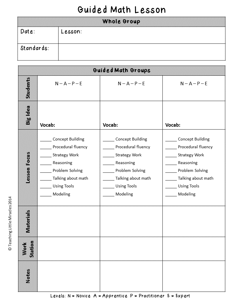 Teaching Little Miracles: Guided Math in Action - Chapter 6