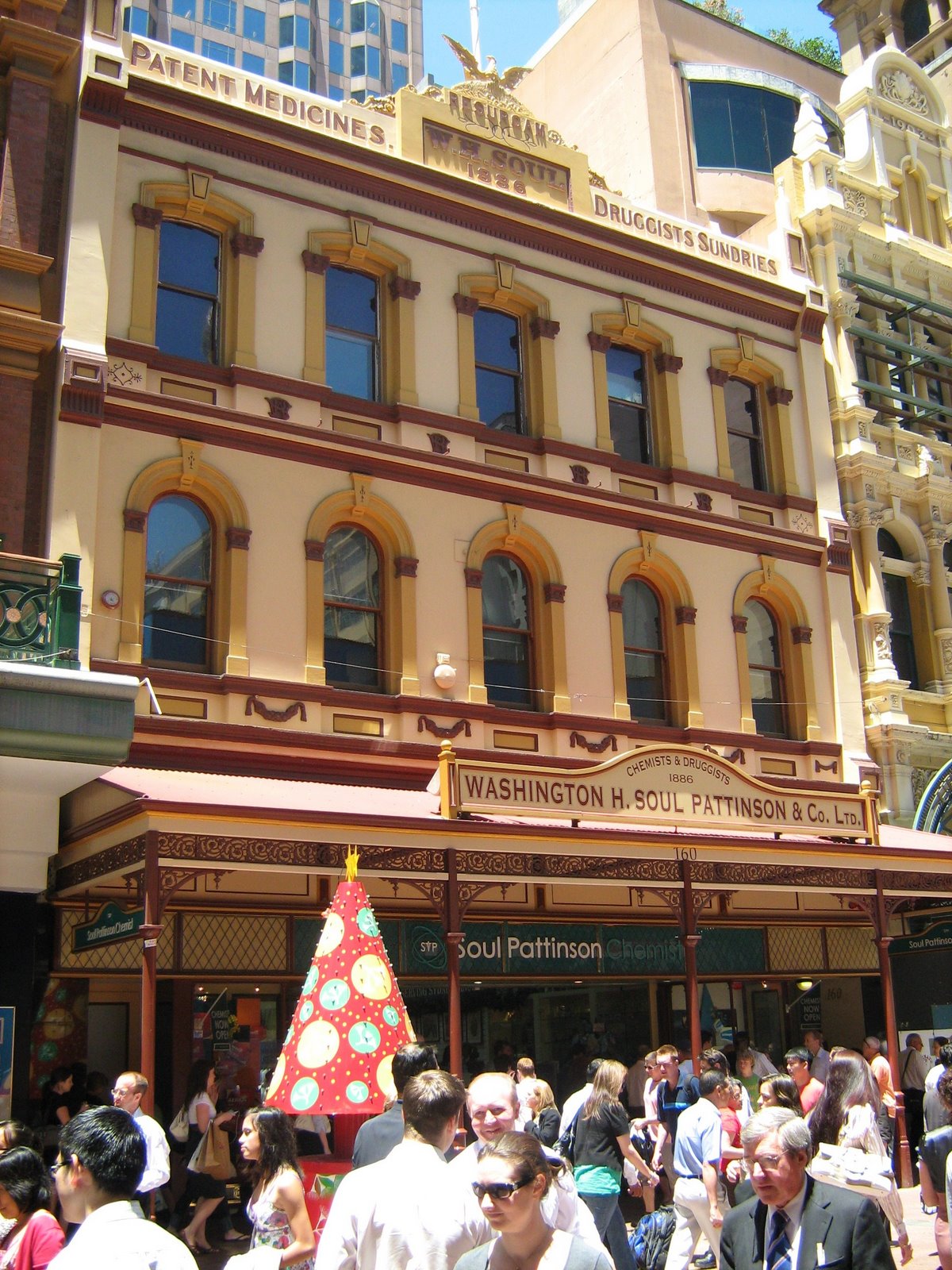 Sydney City and Suburbs Pitt Street Mall, Christmas