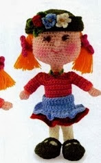 PATRON GRATIS MUÑECA AMIGURUMI