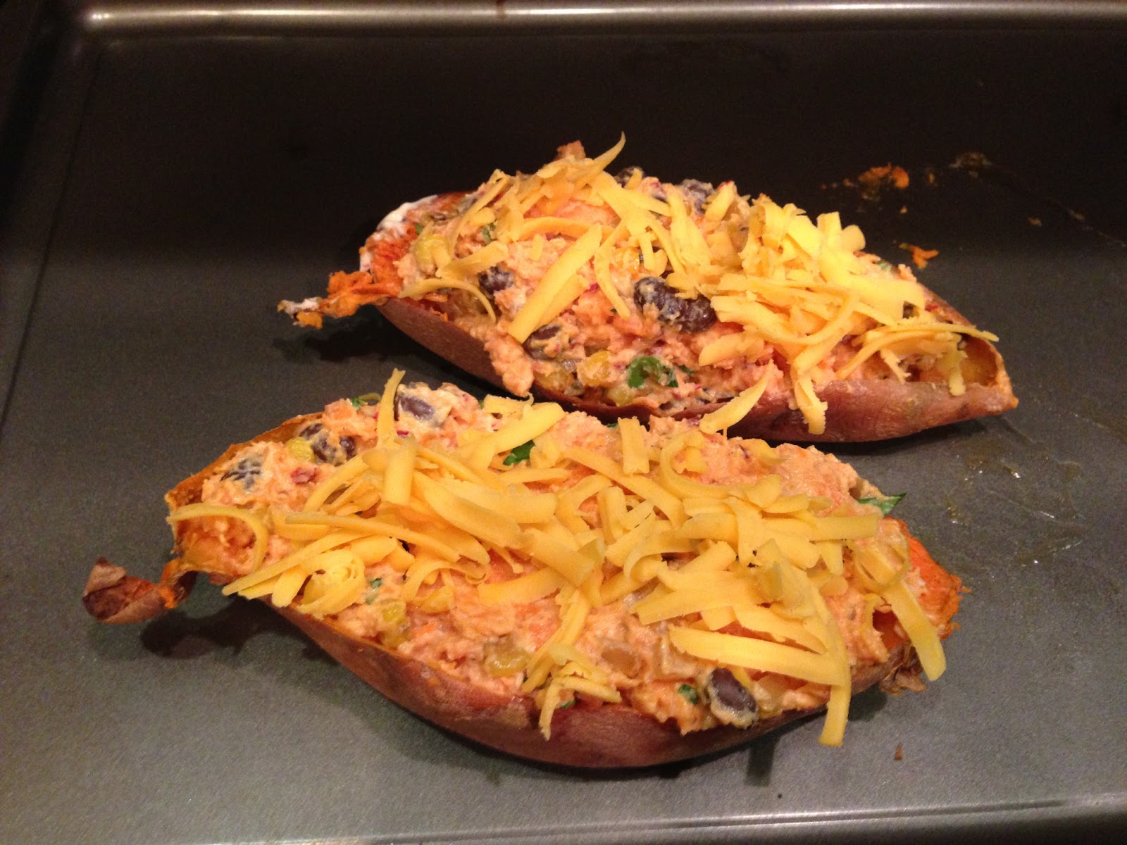 My Boyfriend Can Cook! Twice Baked Yams