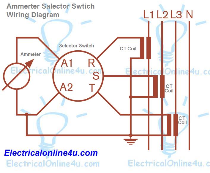 Ammeter Selector Switch Wiring Diagram Explanation