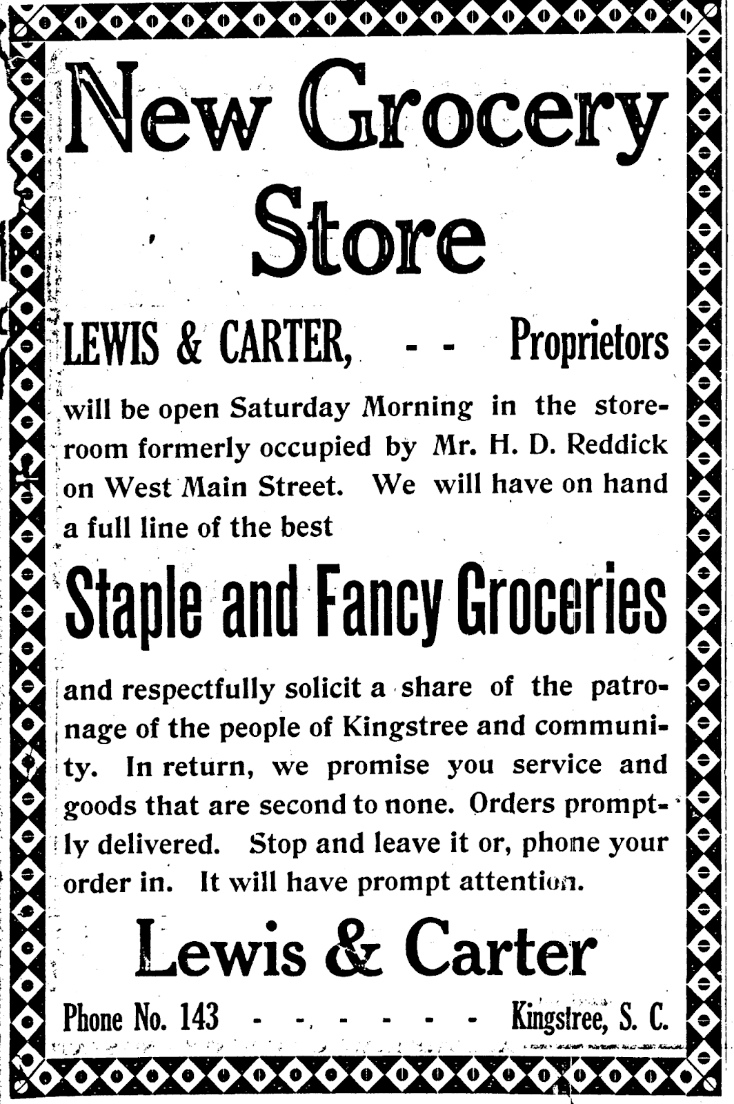 Royal Town Rambles Kingstree's First Brick Store
