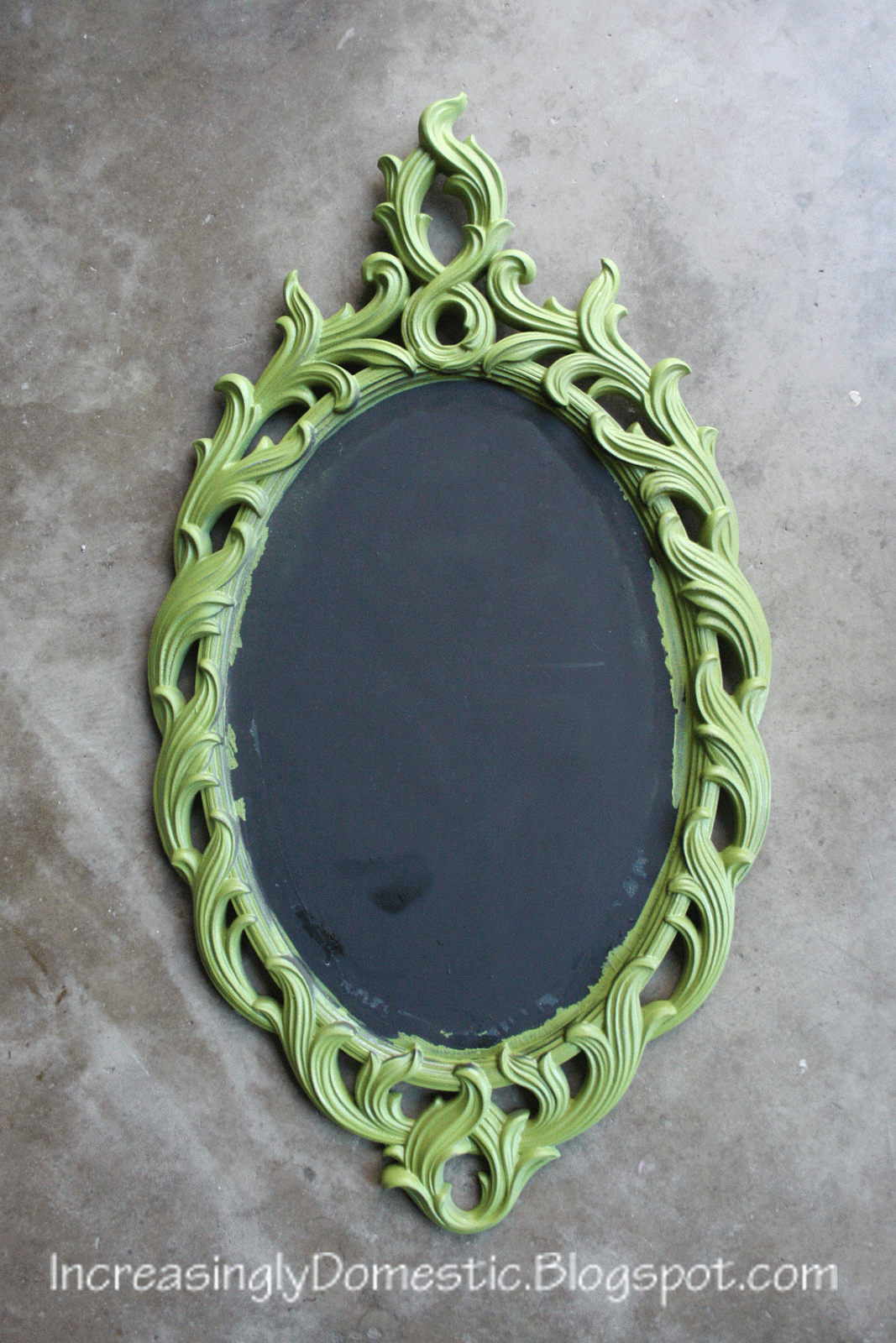 Increasingly Domestic How to turn a Chalkboard Mirror into a, uh