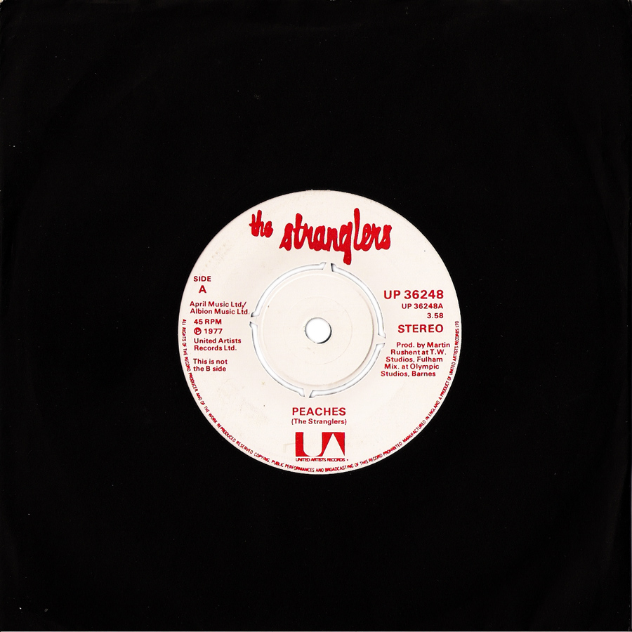 down'n'roll The Stranglers Peaches b/w Go Buddy Go 1977