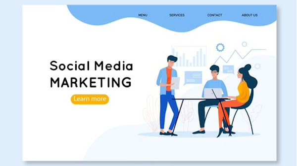 Social Media Marketing Landing Page Template