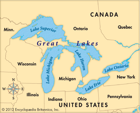 THE  GREAT LAKES OF NORTH AMERICA