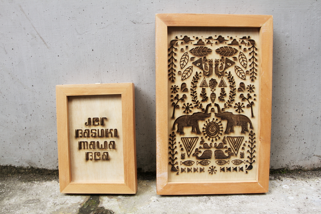 blogojan Laser Engraved Wall Decor