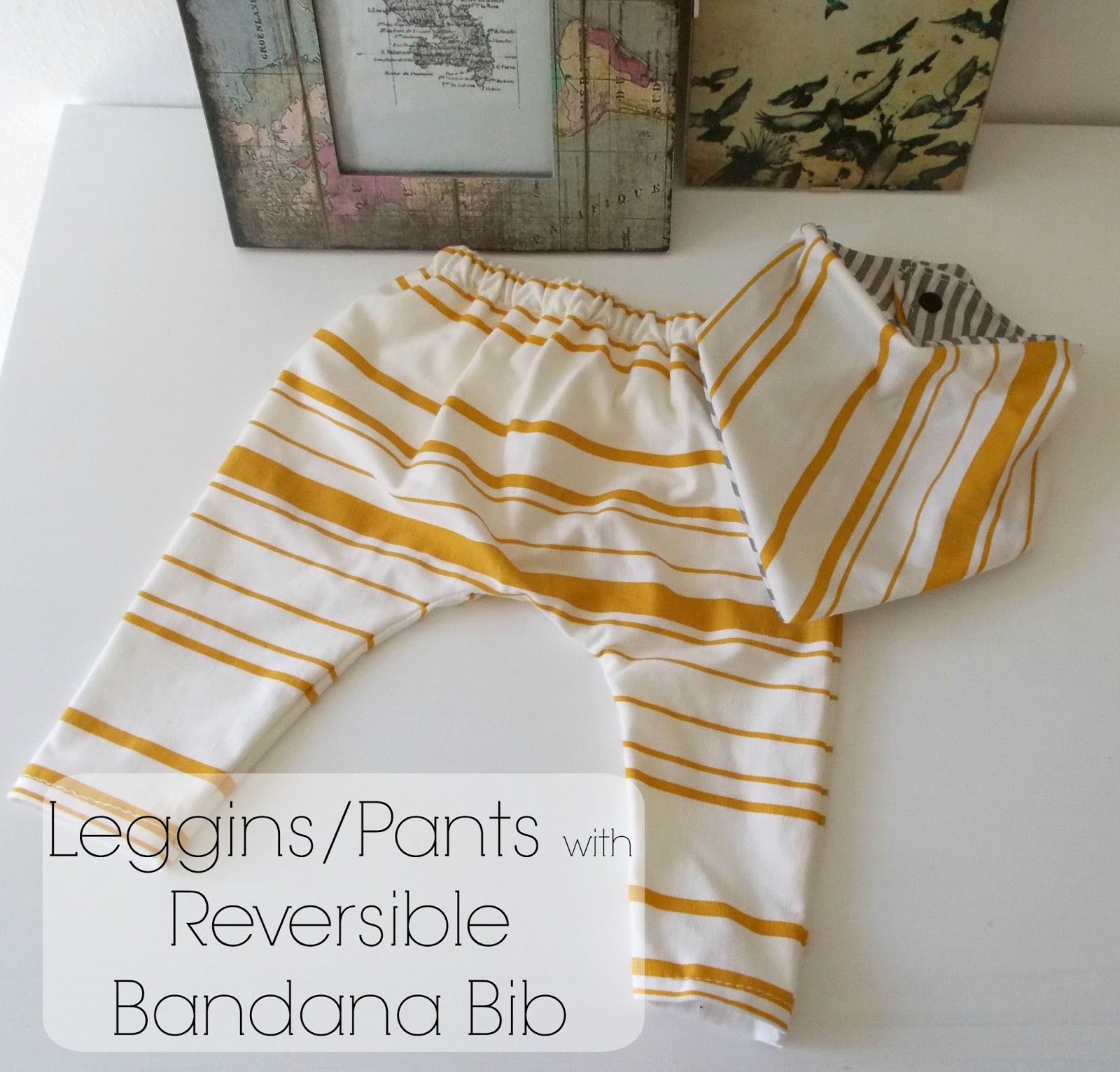  Mustard stripes baby harem pants