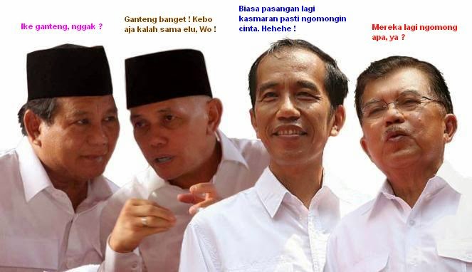 Kumpulan Foto Lucu Prabowo vs Jokowi ~ Download Tips Trik 