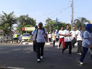 KEGIATAN GERAK JALAN SANTAI MEMPERINGATI HUT KOPERASI INDONESIA KE 66