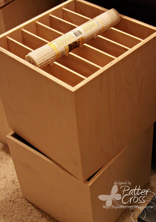 Triple the Scraps Organizational {Friday} Scrap 'n Cube Paper Tower