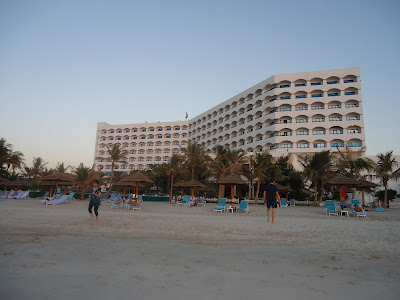 view of Kempinski Hotel from the beach 