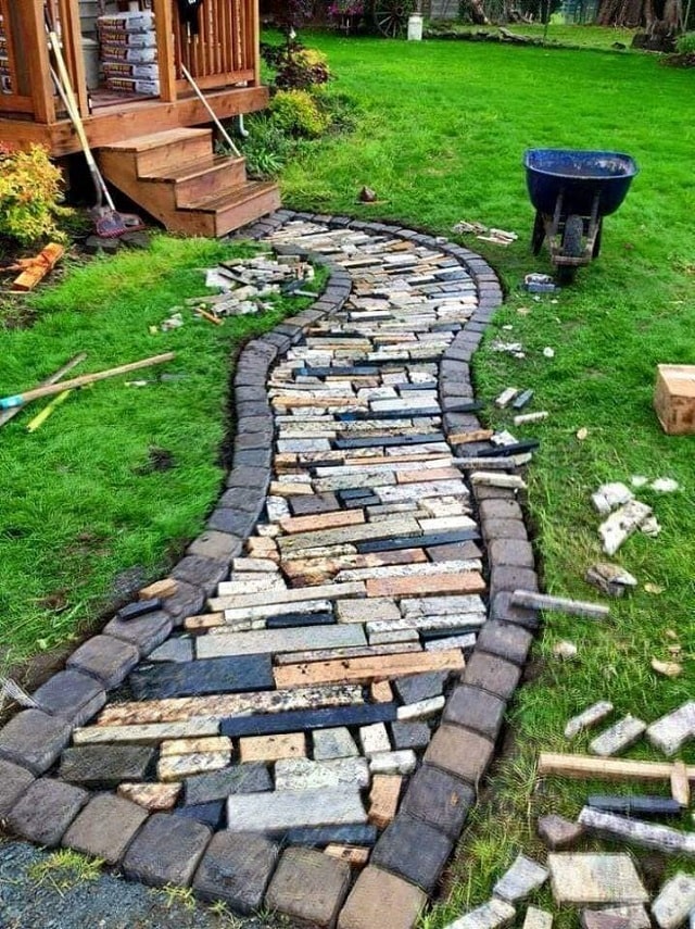 افكار رائعة لتصاميم وديكورات ممرات الحدائق المنزلية