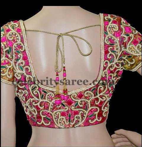 Thread Work Blouses by Teja - Saree Blouse Patterns