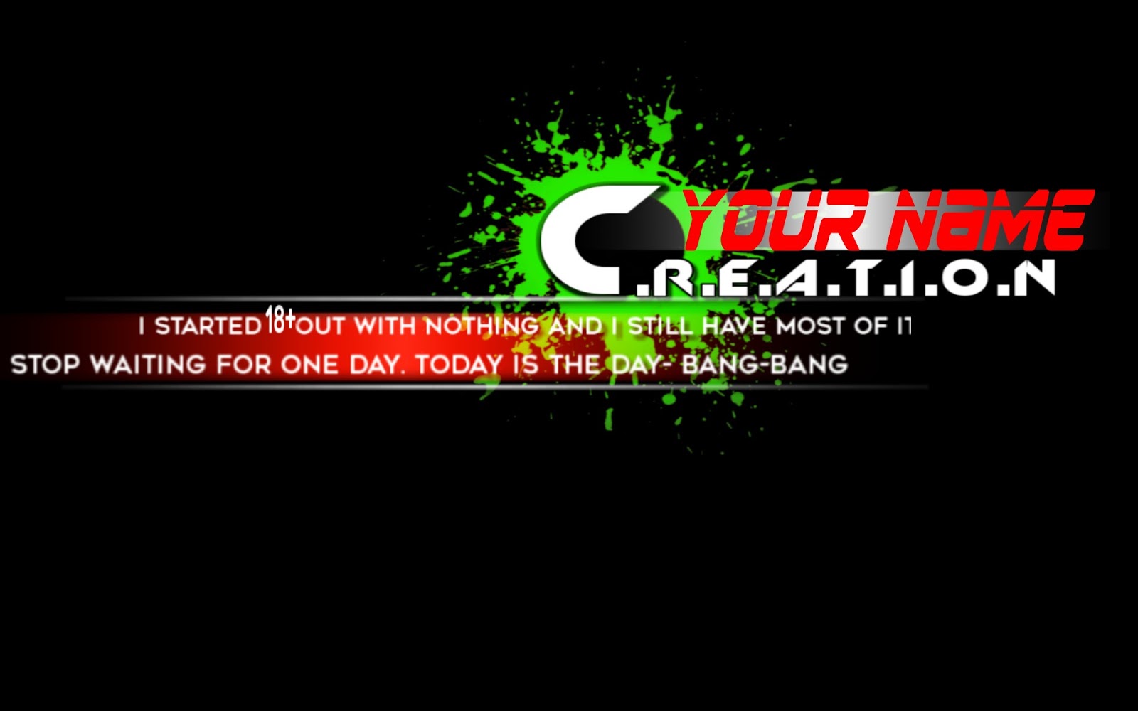 GREEN LOGO FOR FOLLOWERS - Editing tips | Text Png Effect ...