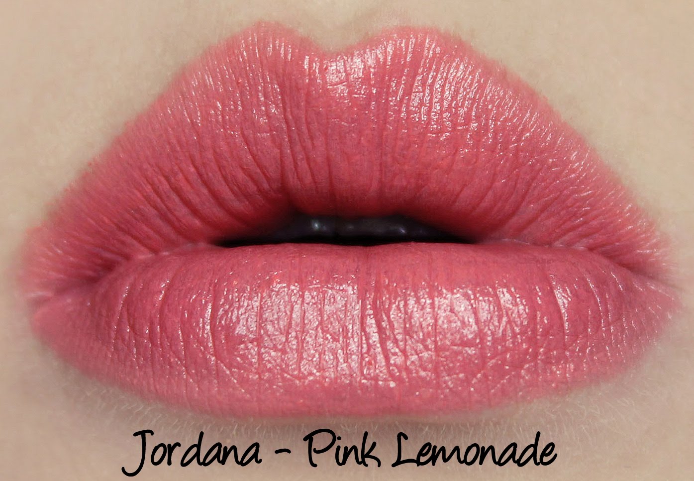 Jordana Lipsticks - Pink Lemonade Swatches & Review
