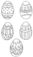 ovos pascoa colorir