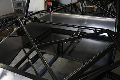 Ultima GTR Race Car Black Tube Frame Roll Bar Cage