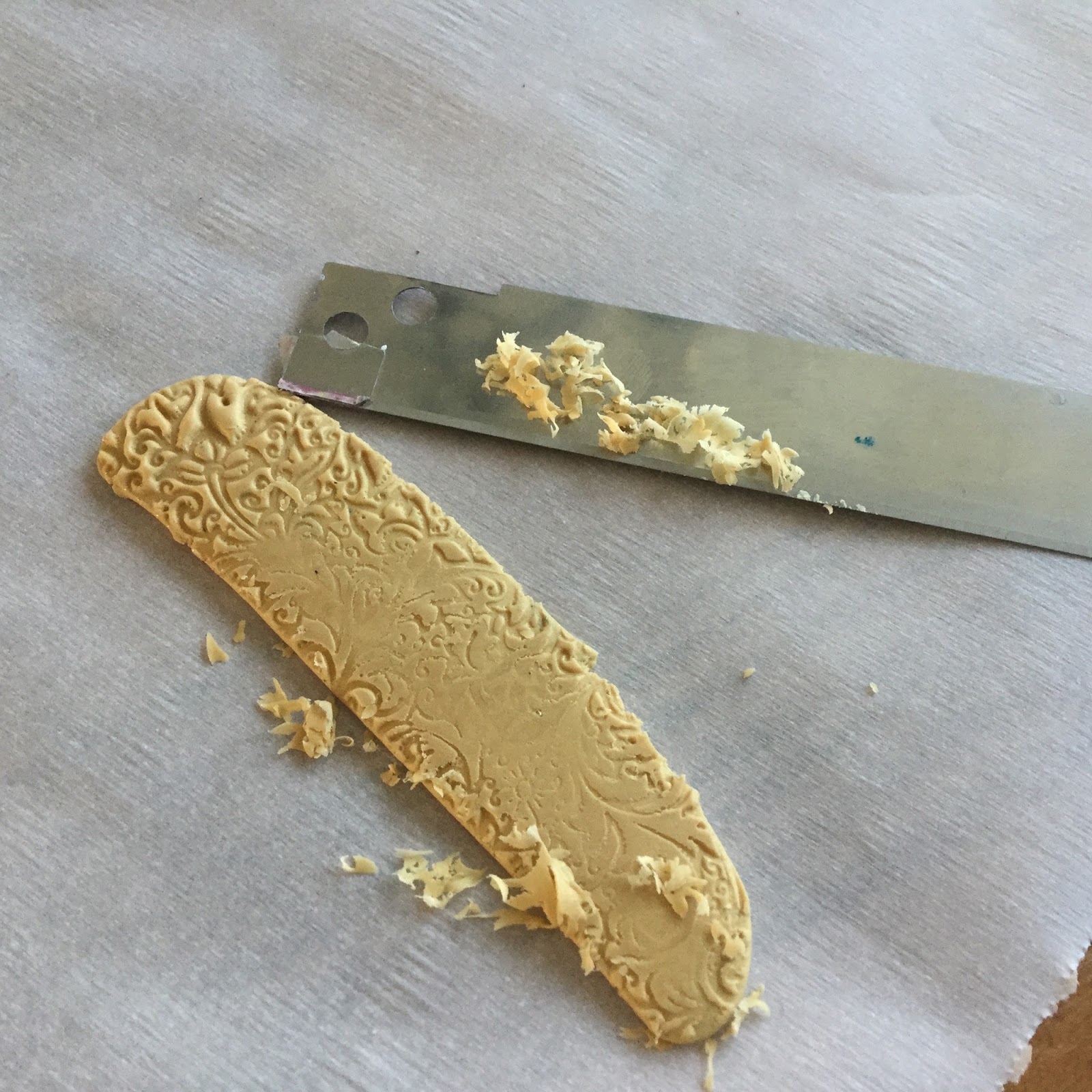 Golden Diamonds Polymer Clay Pendants Tutorial