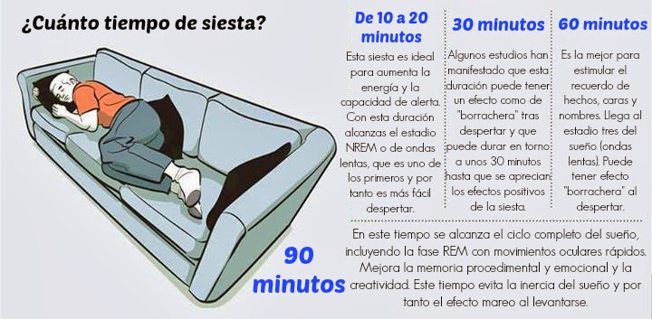 Cuanto tiempo de siesta