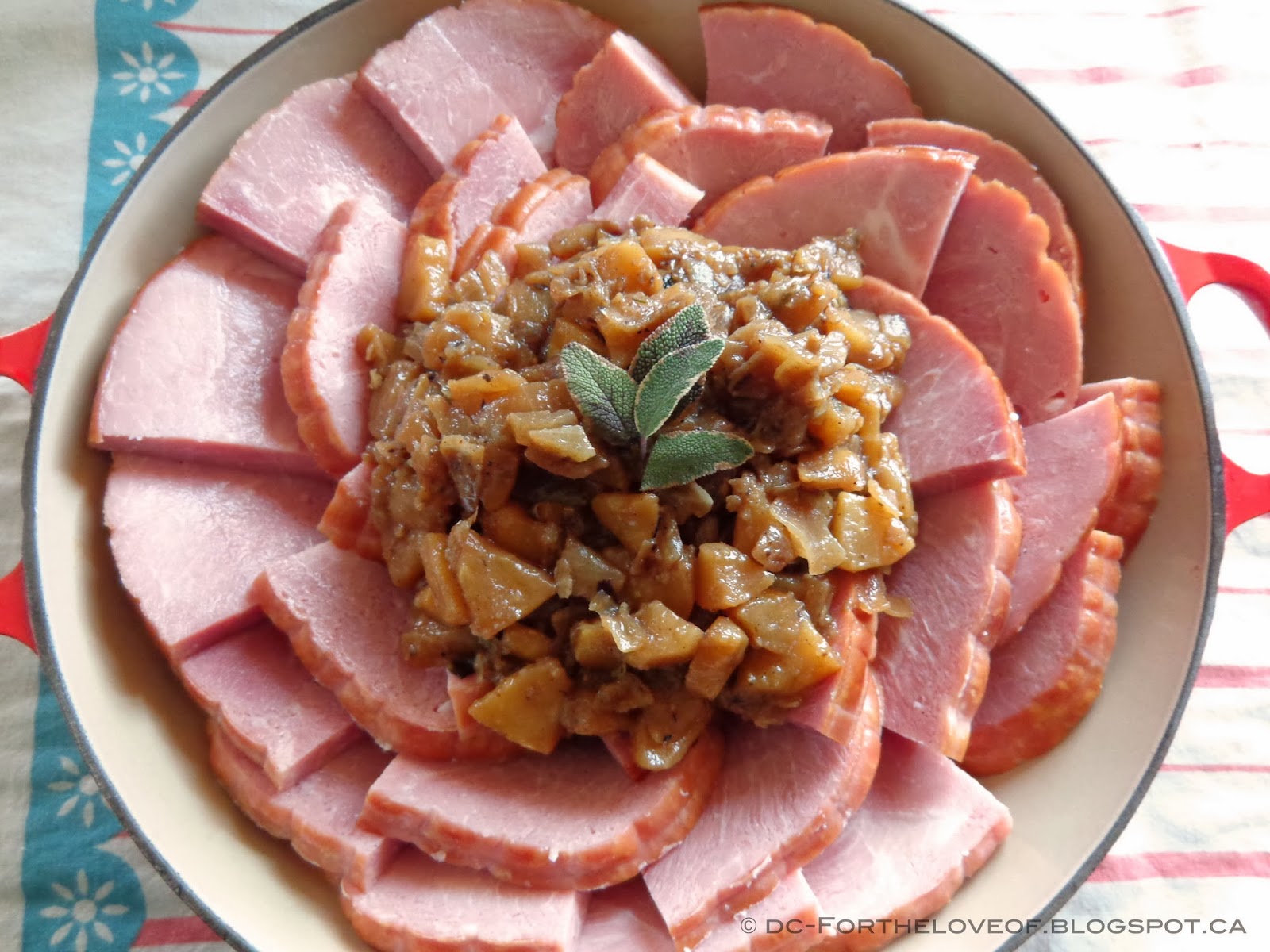 …Thanksgiving Ham with Apple and Bacon Chutney For the Love of...