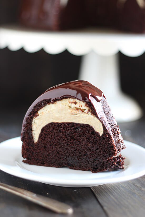 Cake Made With Cream Cheese And With Boiling Water Cake Made With Cream Cheese And With Boiling Water
