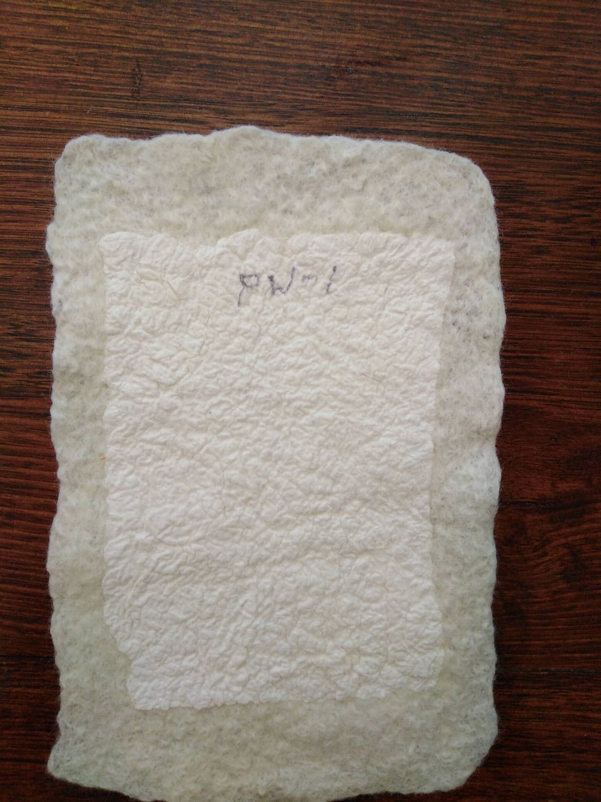 Musing Felting Mulberry Paper samples, Part 1