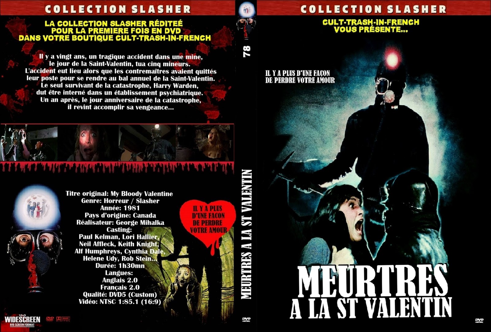 Meurtres à La St Valentin Film 1981 Cult-Trash//in-French: MEURTRES A LA ST VALENTIN