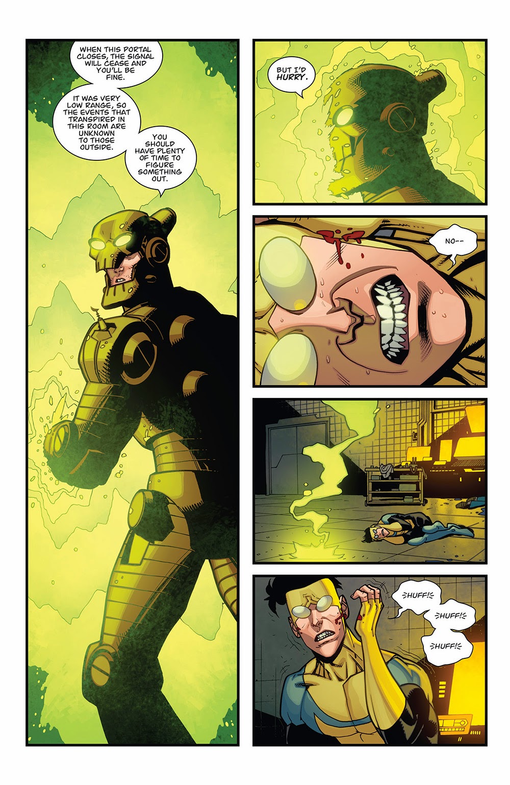 Invincible #108  Rex Robot Betrays Invincible 