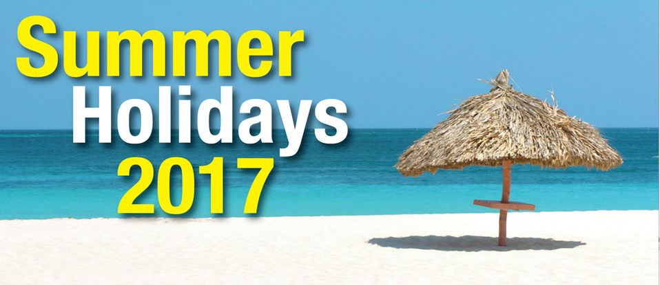 Was you holiday it was great. Summer holidays. on holidays или at holidays. great summer holidays. have a great summer.