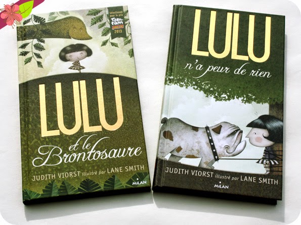 "Lulu n'a peur de rien" et "Lulu et le Brontosaure" de Judith Viorst et Lane Smith