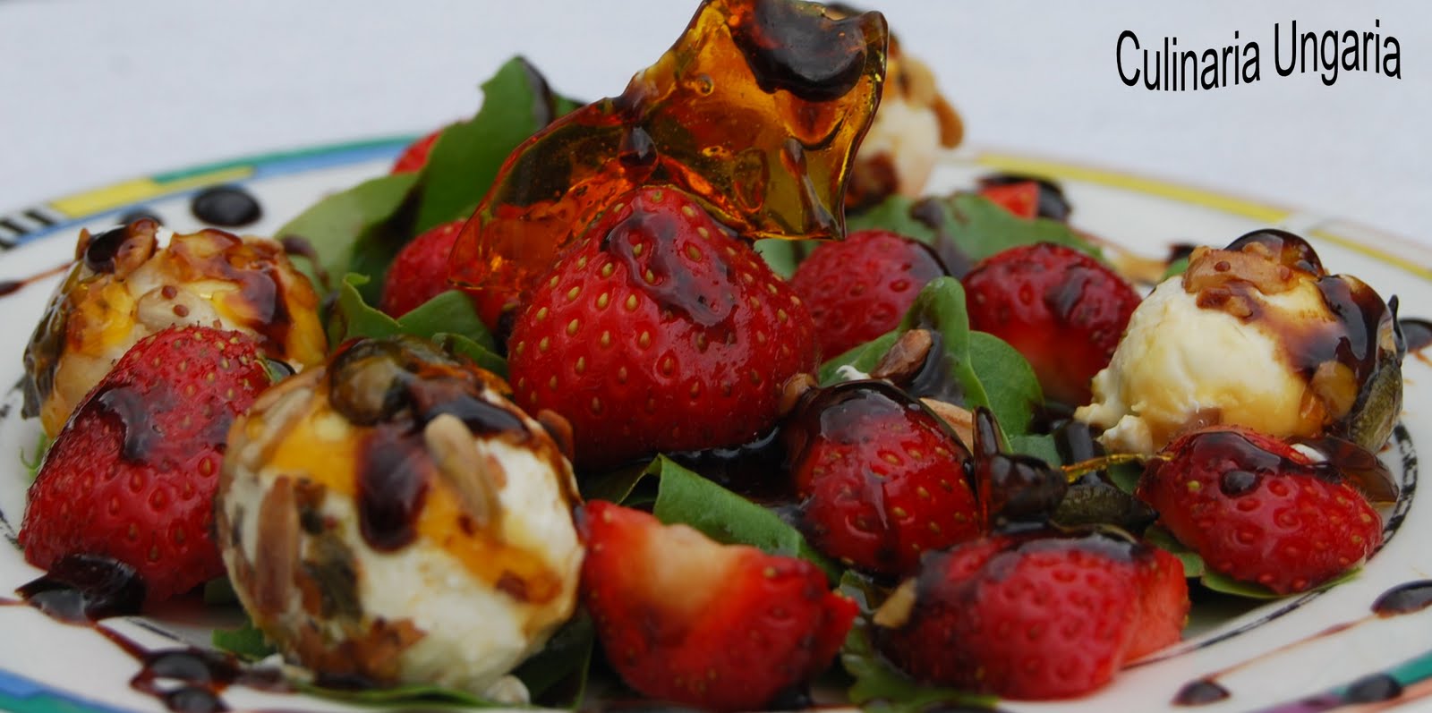 Culinaria Ungaria: Sauerampfer-Erdbeersalat mit Erdbeer-Balsamico-Sirup ...