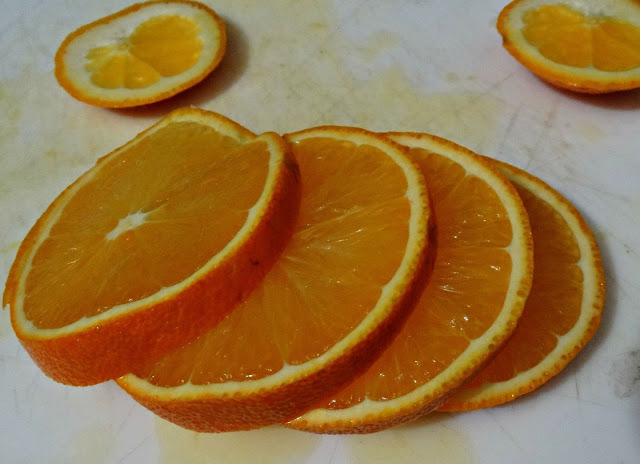 Rodajitas de naranja