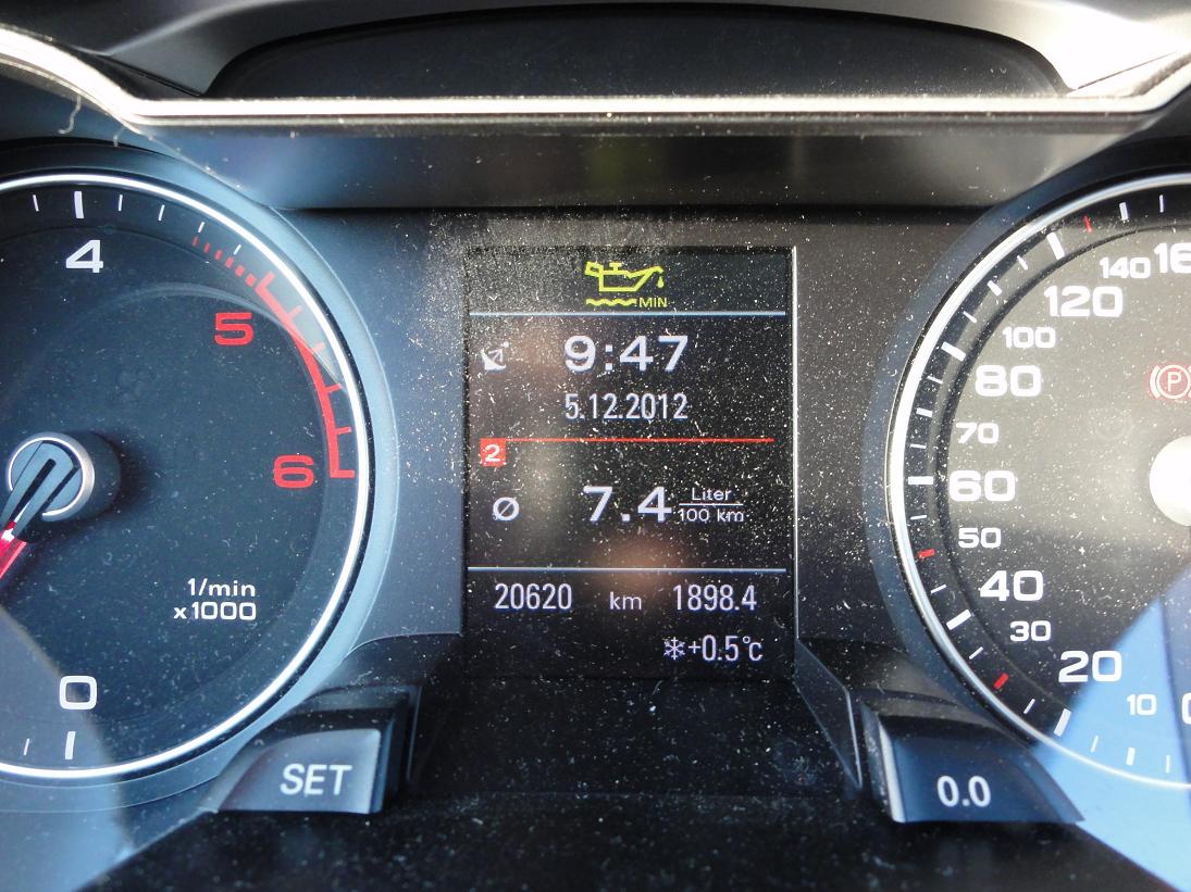 Guitigefilmpjes: Fuel consumption: Audi A4 2.0 TDI Facelift