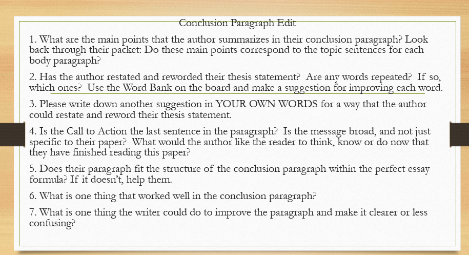 how to write a conclusion paragraph for an essay citation