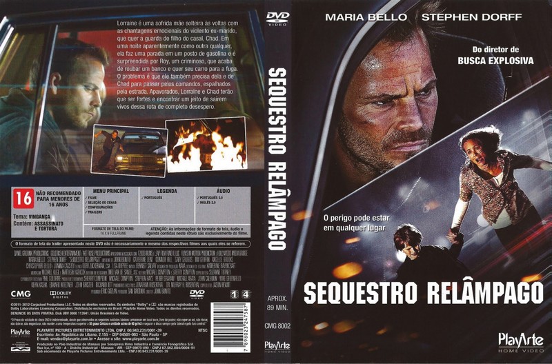 Capa Label e Filme Sequestro Relâmpago Capa Label e Filme Sequestro Relâmpago