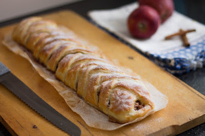 Receita de Strudel de Maçã com Nozes