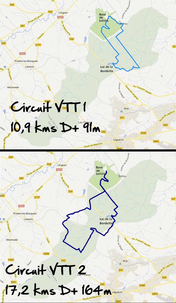 Foret de Bouconne Circuits VTT balisés Foret de Bouconne Circuits VTT balisés