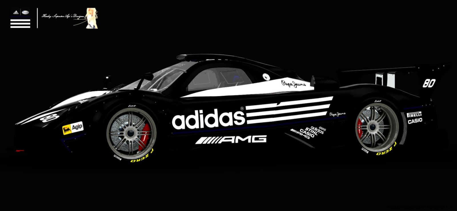 Adidas Pagani Zonda R  RaceDepartment