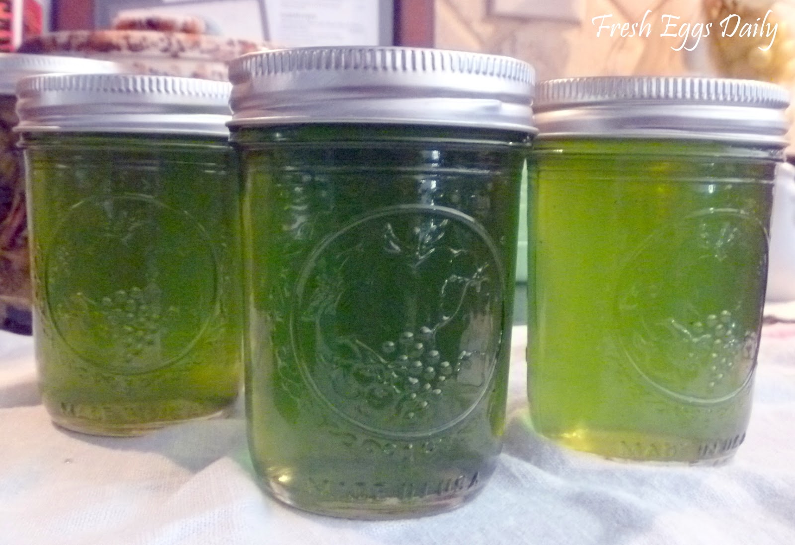 Homemade Mint Jelly from the Garden Fresh Eggs Daily® with Lisa Steele