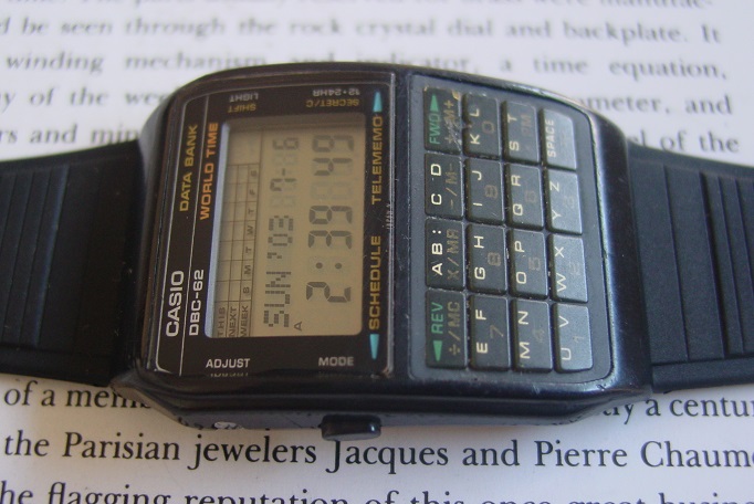 Casio World Time Data Bank DBC-62 wristwatch