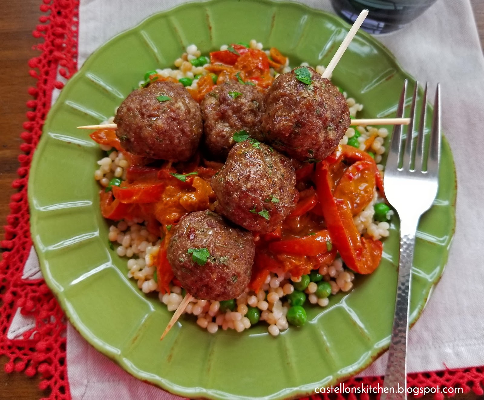 Castellon's Kitchen Hungarian Meatball Kabobs